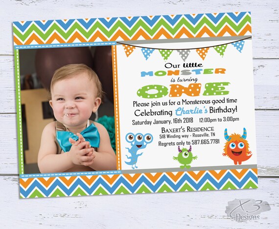 monster birthday invitations boy birthday invites little monster 1st birthday invitation first birthday printable first birthday invitations boy