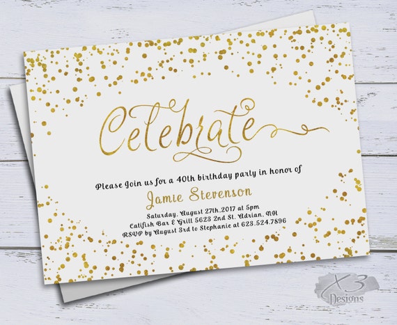 40Th Birthday Invitations Uk 8