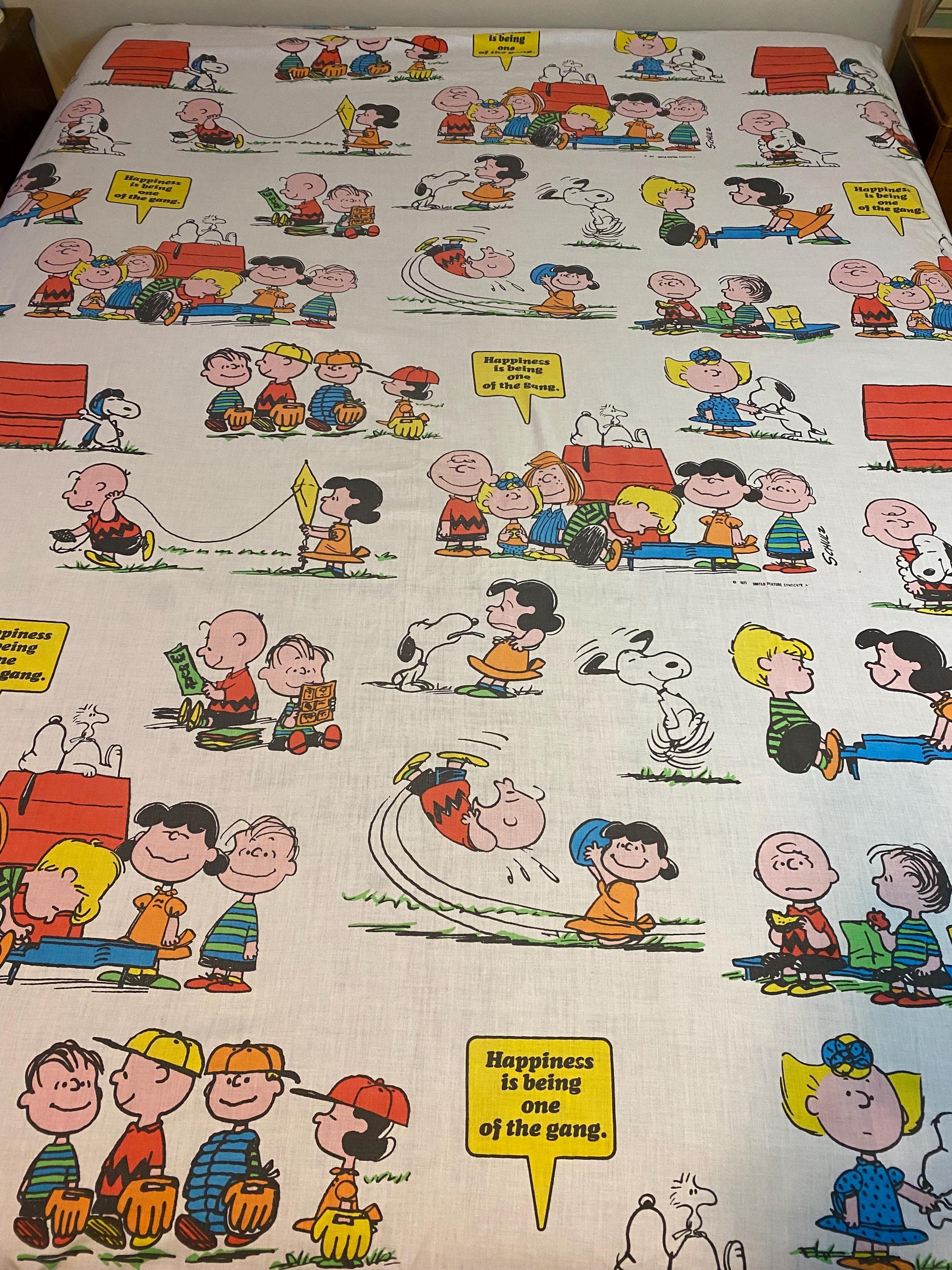 1970s Peanuts Sheet - Etsy