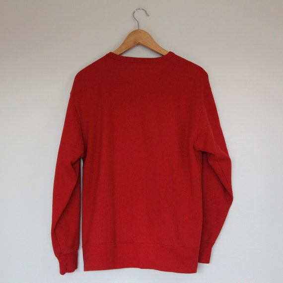 Vintage Polo Jeans Co. Ralph Lauren Red Pullover … - image 2
