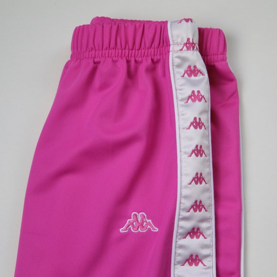 hot pink kappa tracksuit