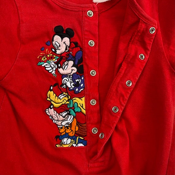 90s Vintage The Disney Store Embroidered Baby Pyj… - image 3