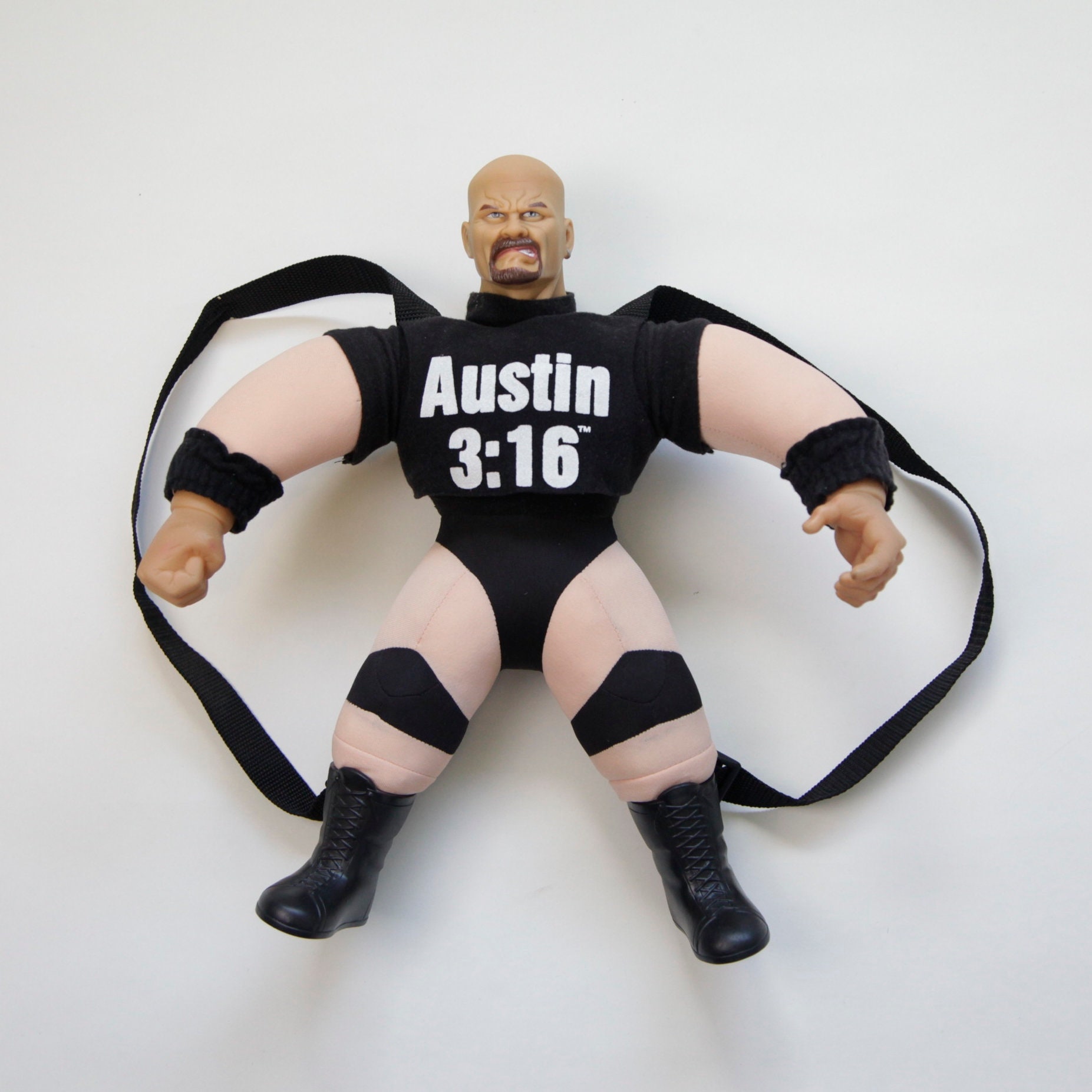 Vintage Stone Cold Steve Austin WWF WWE Backpack ### – Stuck In