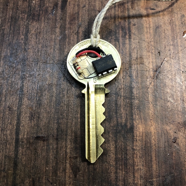 Doctor Who Tardis Key With Perception Filter Necklace - Yale Key