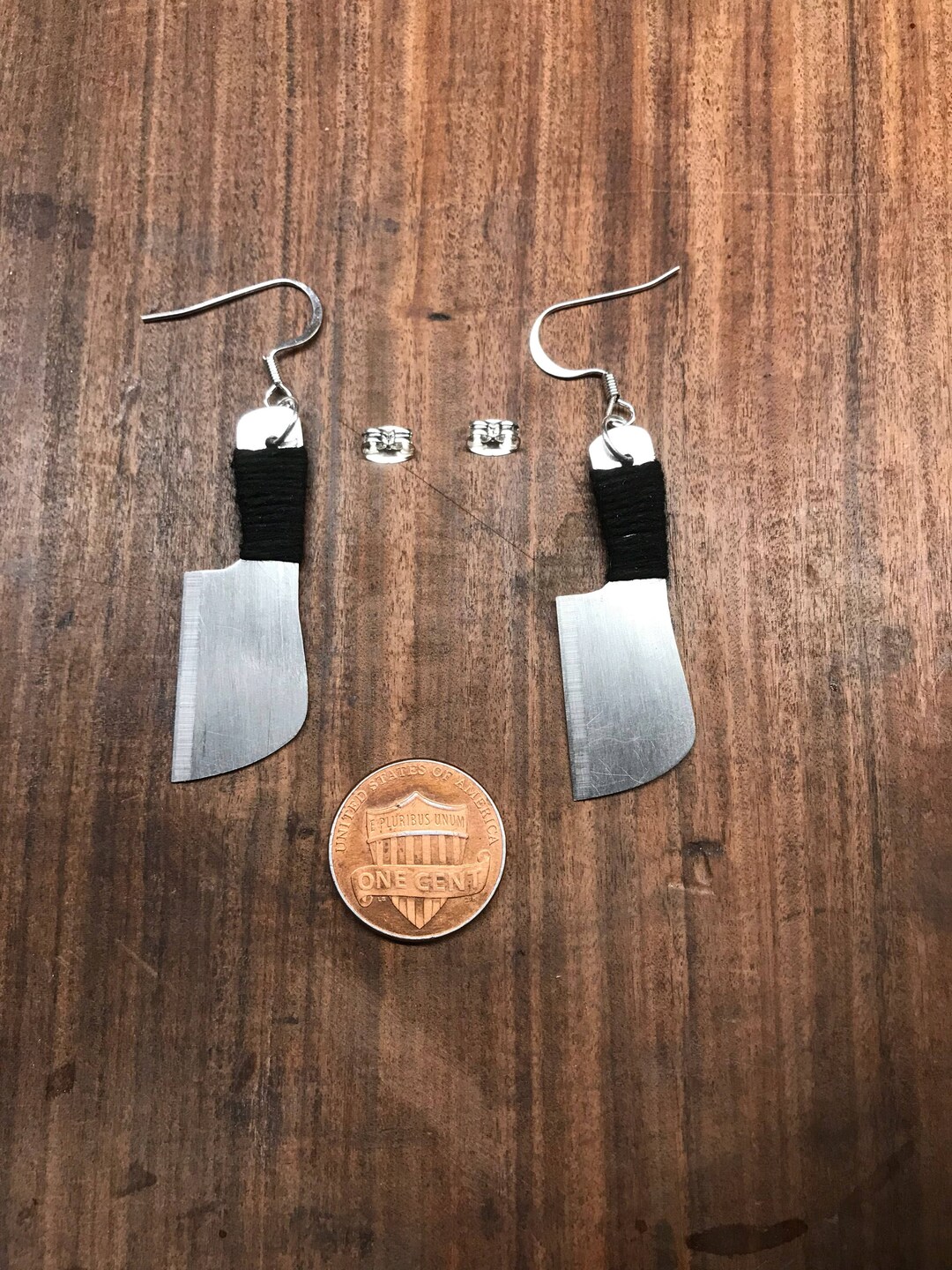 Chef Butcher Meat Cleaver Earrings Steampunk Etsy