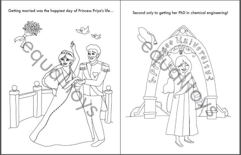 Her Highness Builds Robots A Modern Princess ColoringBook image 3