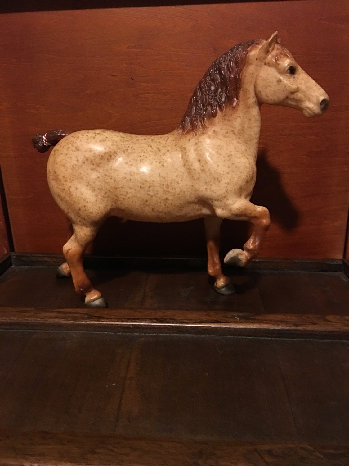 RARE BREYER BELGIAN 92 red roan 1/600 Horses International Etsy