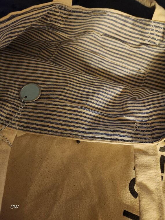 Canvas Tote with Mail Theme New w/tags - image 9