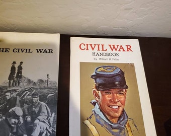 Civil War Handbook and The Civil War Paperback Books Set of 2