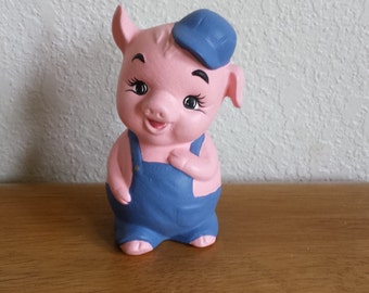 DECRZPB Keramik-Schwein-Tiere Handgefertigte Skulptur Ornament Garten Hotel Heimdekoration Büro Auto Armaturenbrett Geschenk