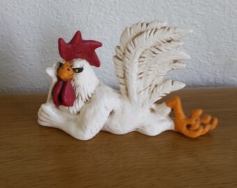 Ceramic Chicken with attitude(#270)