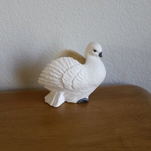 Dove Favor( #597) Glazed on inside/ stained outside