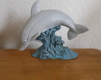 Ceramic Dolphin Jumping (#417)