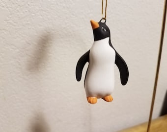 Ceramic Small Short Penguin Ornament(#1131)-standing with arms out