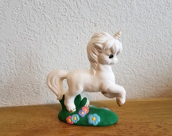 Ceramic Small Unicorn Prancing (#1203)