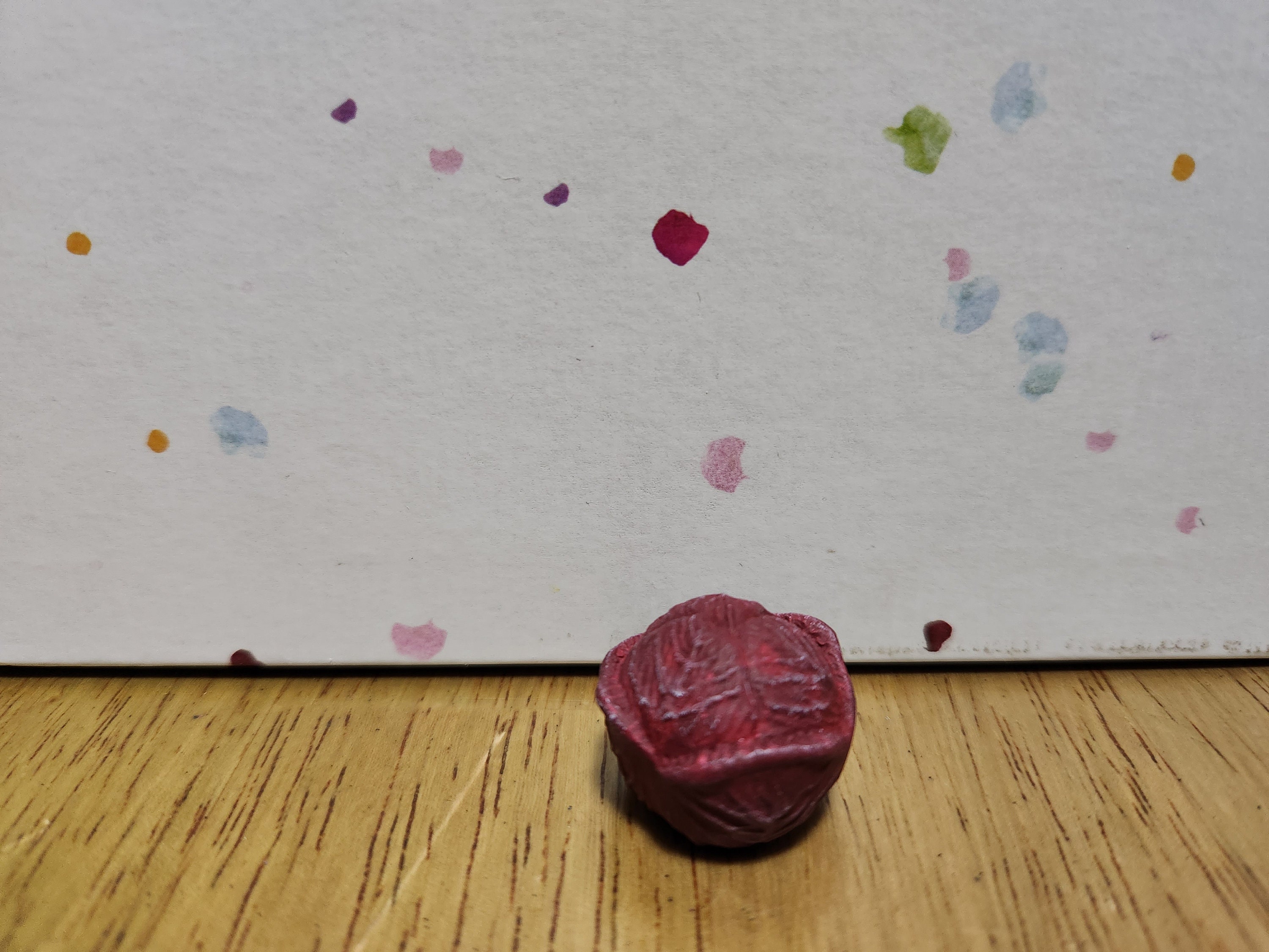 Ceramic Small red cabbage Figurine (#1334)