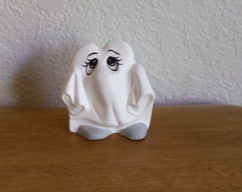 Ceramic Short Ghost Mouse (#719)