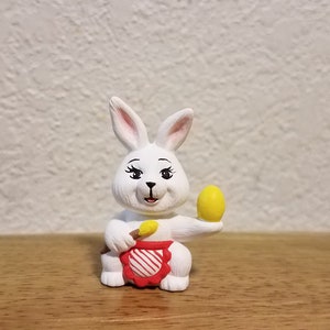 Ceramic Tiny Bunny Painting Egg (#1185)