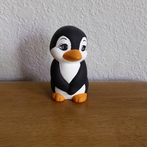 Ceramic Playful Penguin - Shy Guy (#48A)