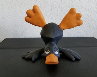 Ceramic Silly Duck- reminds me of Daffy Duck (#112)