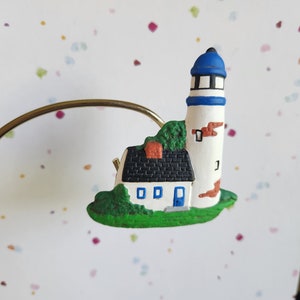 Ceramic Lighthouse Magnet (#1364)