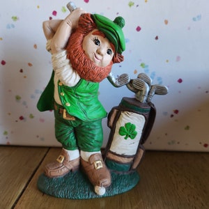 Ceramic Irishman Golpher (#731)