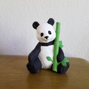 Ceramiczny Miś Panda z bambusem (#907)