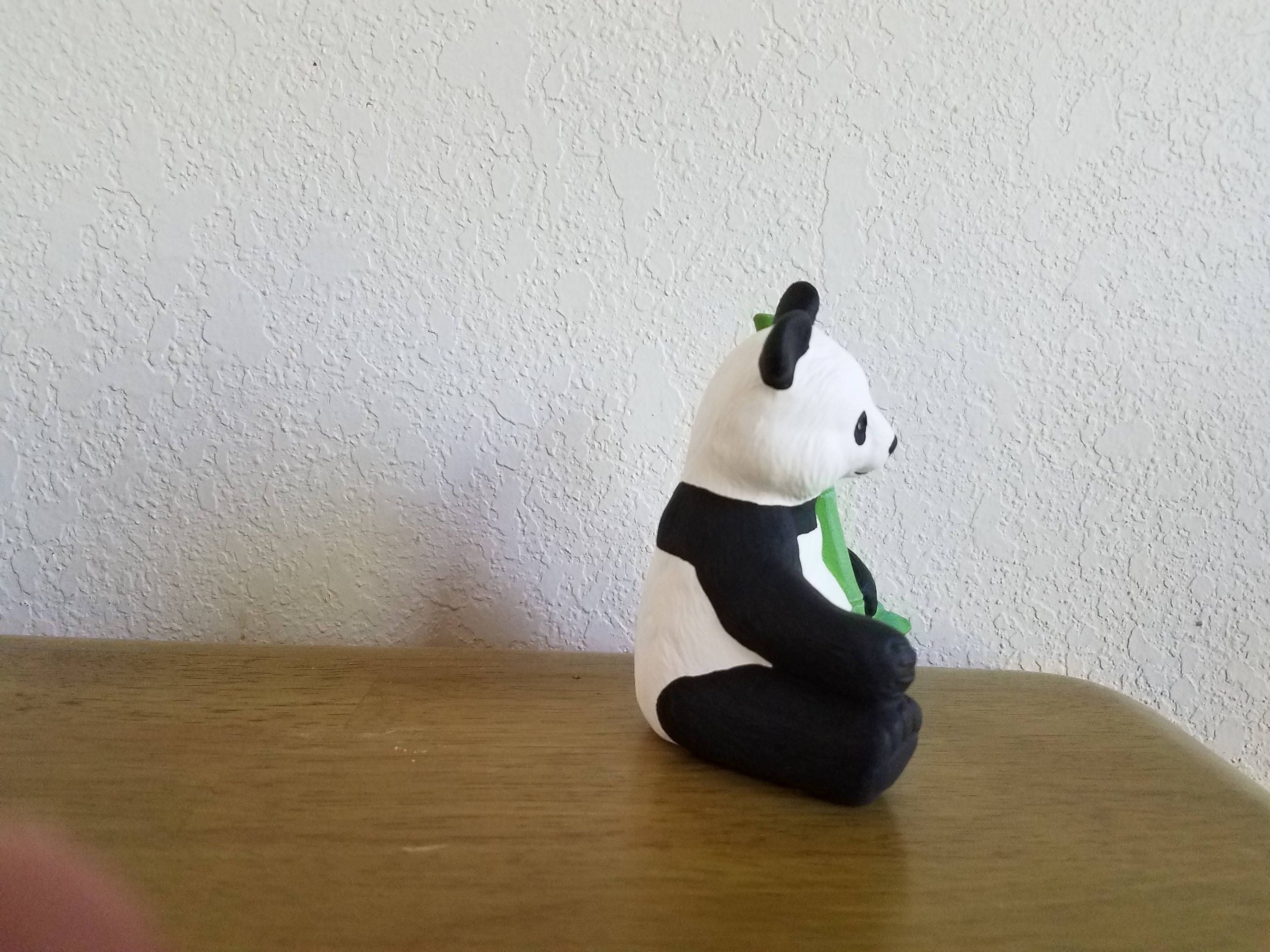 Ceramic Panda Bear With Bamboo (#907) - Etsy