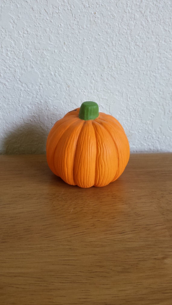 Ceramic Goofy Faced Pumpkin - Surprised (#186B) - Etsy