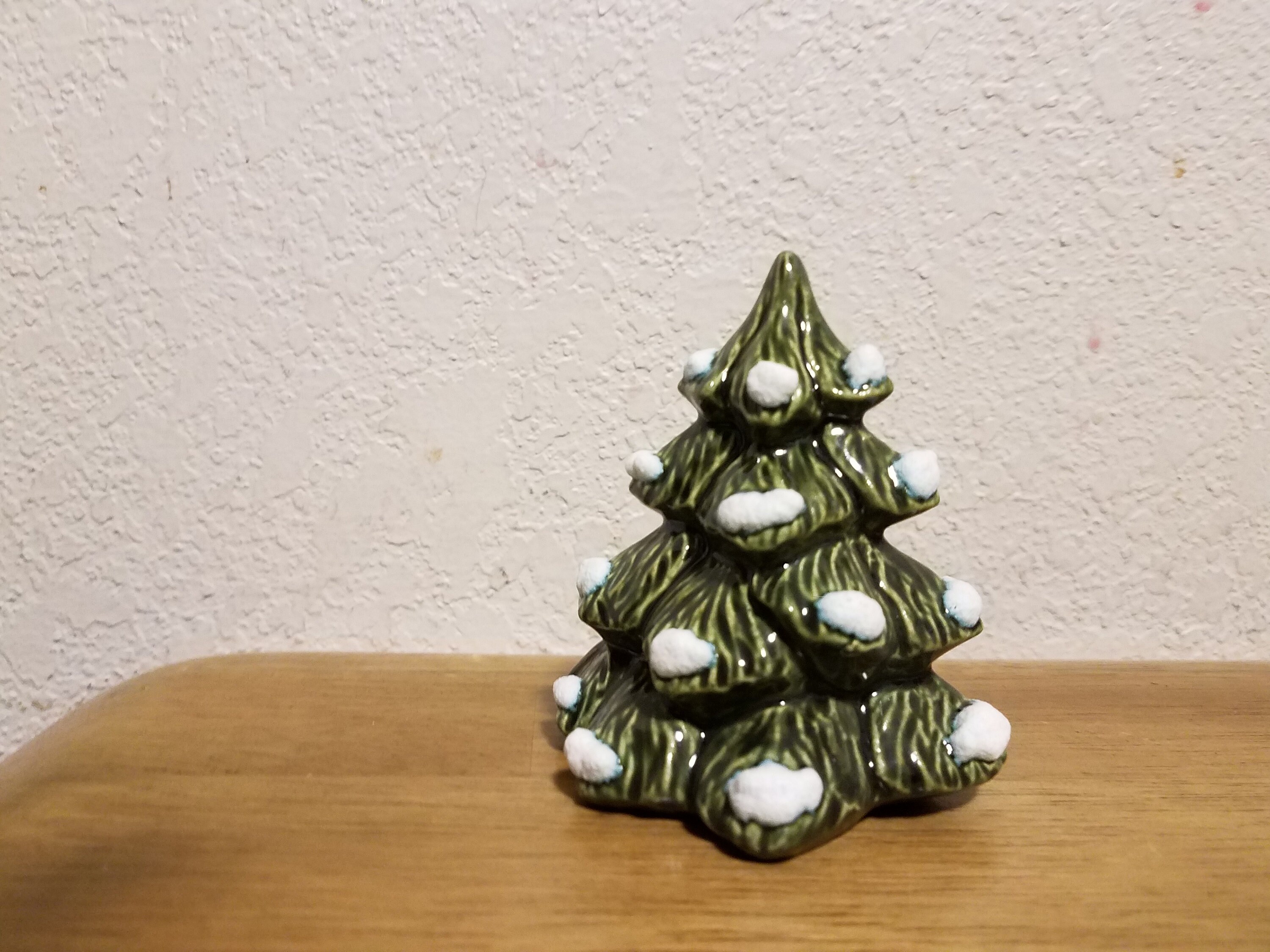 陶器製ツリー 雪上焼成陶器釉薬中常緑樹（#1310） - Etsy 日本