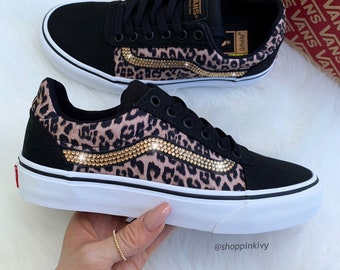 vans leopardo olive