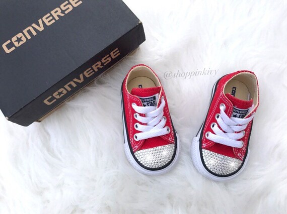 swarovski baby converse