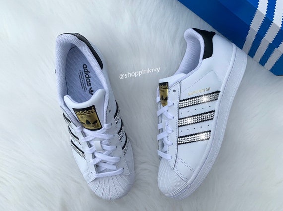 Für Swarovski Kristallen Damen Original Mit Adidas Superstar 6yf7bg