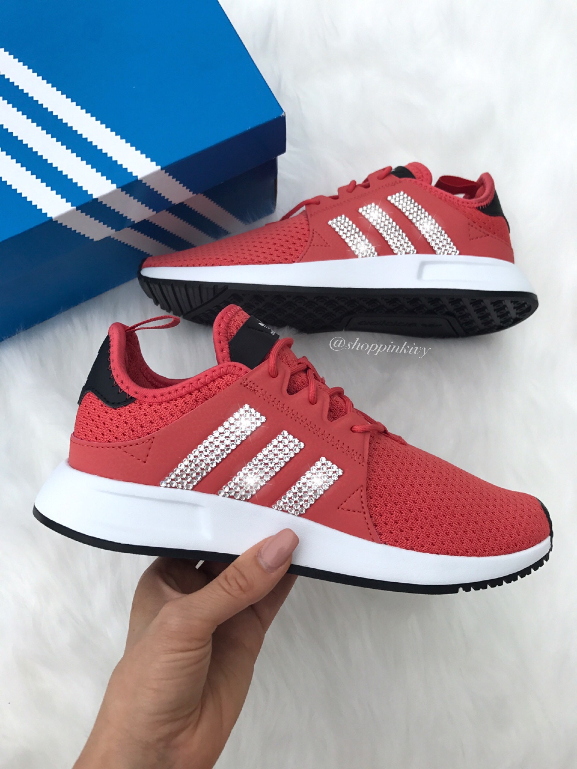 Swarovski Adidas Originals XPLR Girls Womens Casual Shoes Etsy