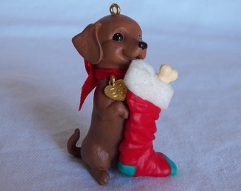 black lab ornament hallmark