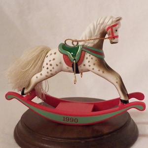 Vintage 1990 Hallmark Rocking Horse Series Ornament #10 - QX4646