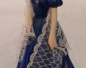 Vintage 2001 Hallmark "Porträtt av Scarlett" Borta med vinden prydnad - QX2885