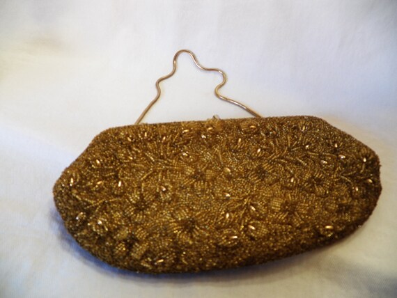 Vintage Beaded Evening Bag - image 4