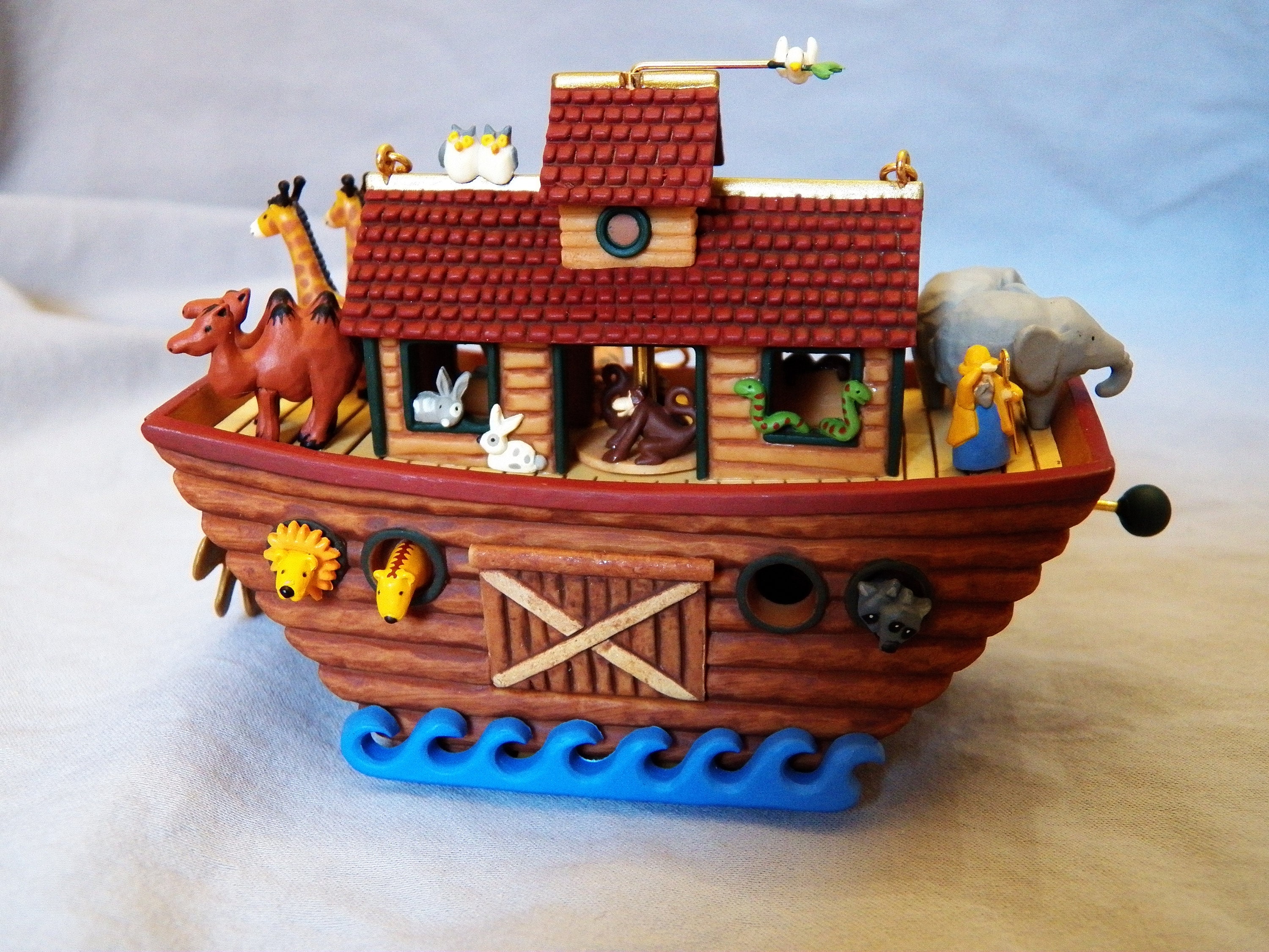 工芸品 Gustavsberg  Noaks Ark DROMEDAR Vintage Noah's Ark, Religious Decor, Resin Clay Ark, Resin