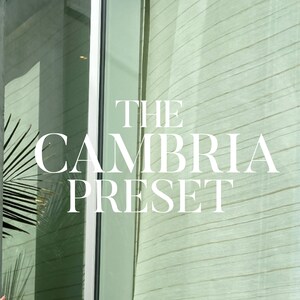 CAMBRIA MOBILE PRESET - Instagram Preset, Lightroom Mobile Preset, Mobile Lightroom, Blogger Presets Draft