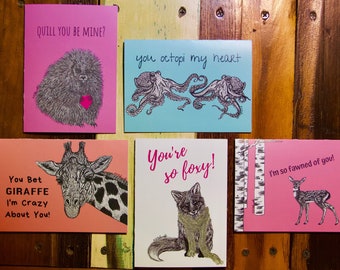 greeting card: valentine's day | love | funny | animal | anniversary | boyfriend | girlfriend