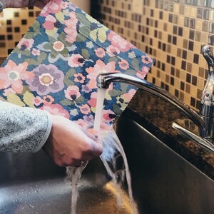 Reusable Beeswax Wraps | Alternative Plastic Wrap | Donation Made w/ Every Order image 3