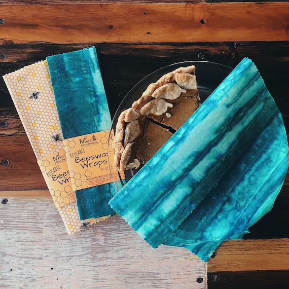 Reusable Beeswax Wraps | Alternative Plastic Wrap | Donation Made w/ Every Order