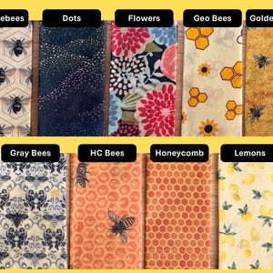 Reusable Beeswax Wraps | Alternative Plastic Wrap | Donation Made w/ Every Order image 4