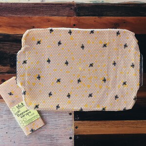 Reusable Beeswax Wraps | Alternative Plastic Wrap | Donation Made w/ Every Order image 7