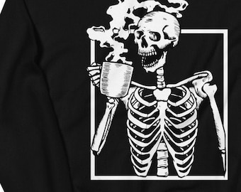 skeleton pullover