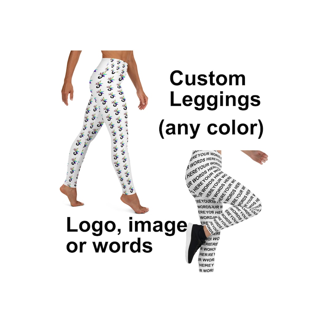 Leggings with Logo Print