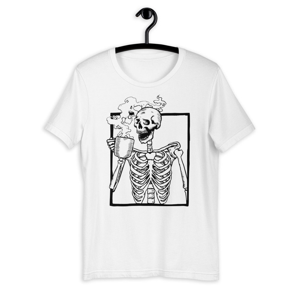 Funny Skeleton Shirt Halloween Fall Unisex T-Shirt | Etsy