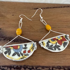 Broken China Earrings