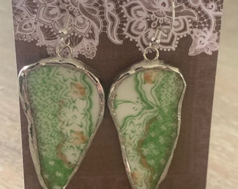 Broken China Earrings